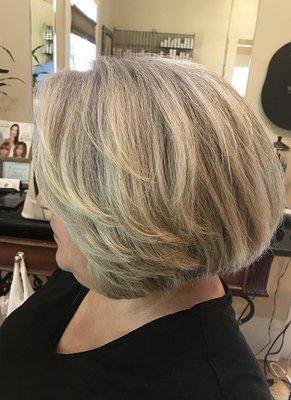 Highlights, Color, and Haircut