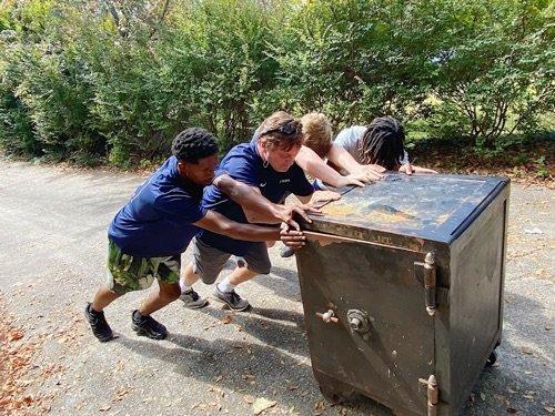 Moving a safe