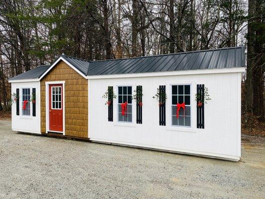 12x32 A-Frame Tiny home shell by Sheds by Design