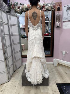 altered wedding dress