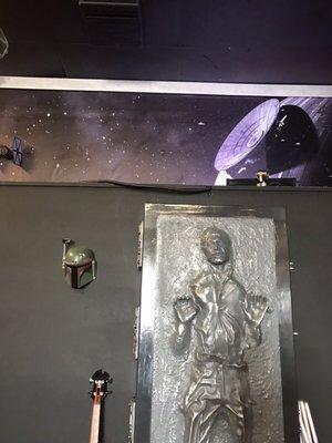 An amazing Han Solo stick in carbonite!