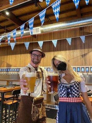 Put on your Dirndl or Lederhosen and come down to Beach and Brew for Oktoberfest! Special Menu Wed - Sun between 5 pm - 9 pm