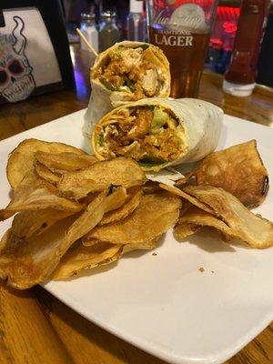 Crispy Buffalo Chicken Wrap