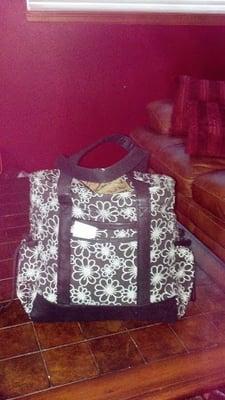 Black & White Tote Bag $129.00