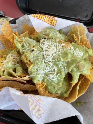 Chips with guacamole