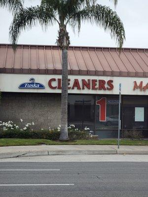 Front door of the business