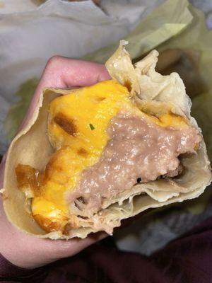 Beans and Cheese Burrito