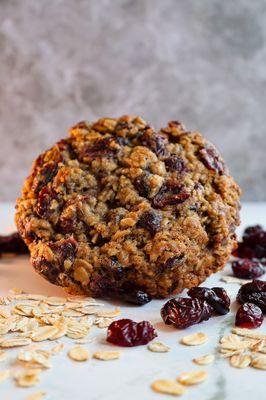 Fresh cranberries in our Old-Fashioned Oatmeal Cran Cookie