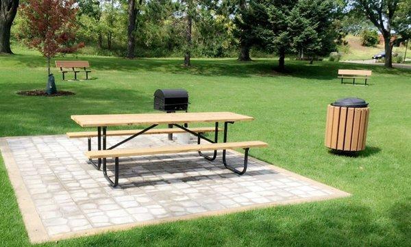 Outdoor grill areas perfect for a weekend BBQ with friends and family