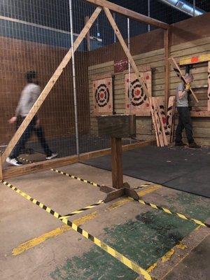 Axe throwing