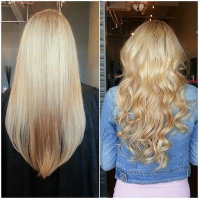 Hair extensions by Christina