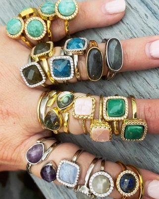 $9.99 stone  rings! All available online