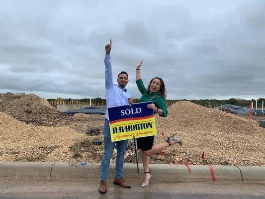 Congratulations to Brandon Estrada and Ashley Gonzalez who are one step closer to homeownership!