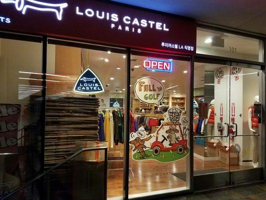 Louis castel store front