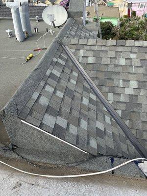 After picture of our roof.