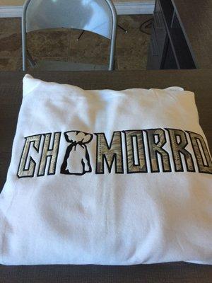 Custom twill embroidery @KNBPRINTING