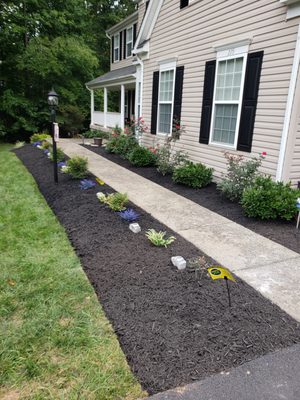 Edging, mulching