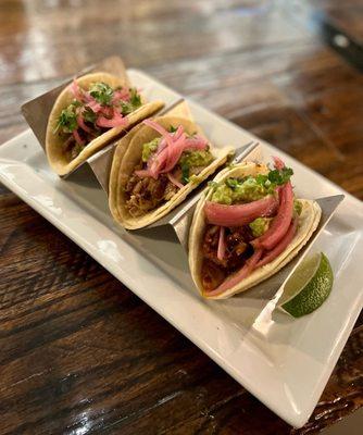 Duck confit tacos