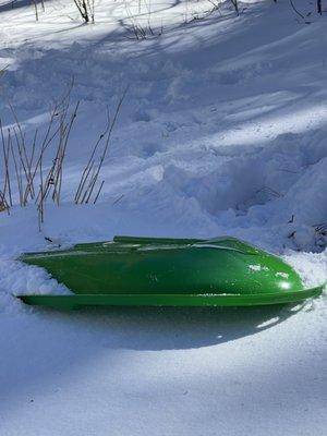 $35 dollar sleds that broke immediately