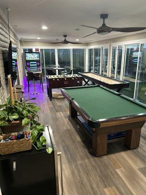 New felt and table leveling by Billiards Gallery