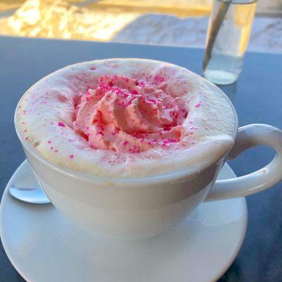 Strawberry mocha for Valentine's Day