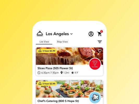 Saveplates mobile app UI