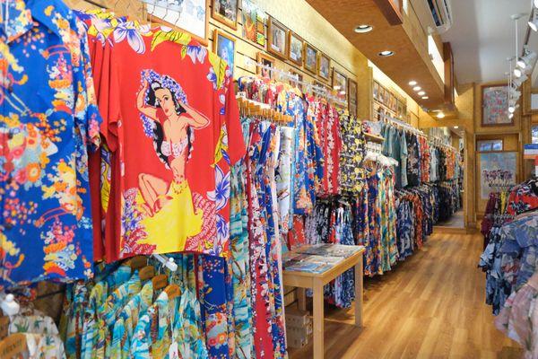 A wide selection of Aloha wear for Men, Ladies, Young Adults, and Kids!