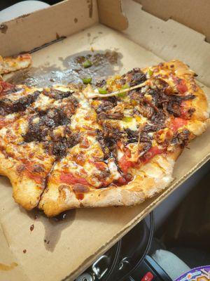 Delious ox tail pizza!