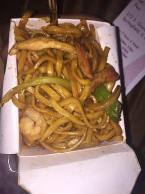 Combination lo mein.