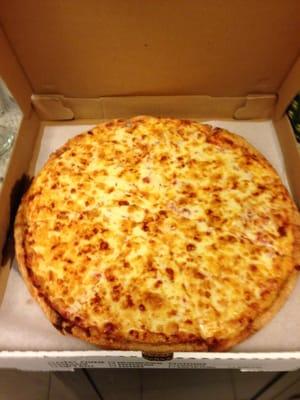 THAT is a cheesy pizza!!