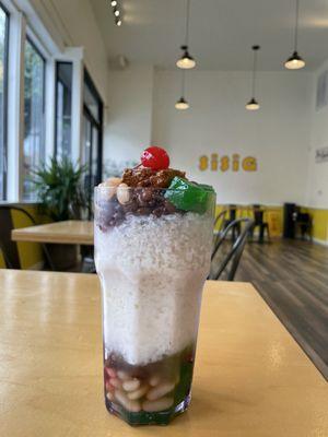 Halo halo to end a filling meal :)