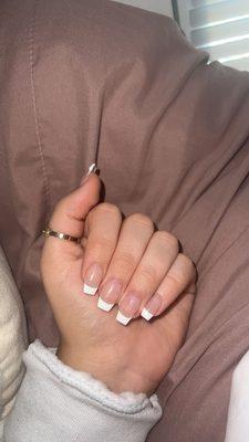 acrylic french nails