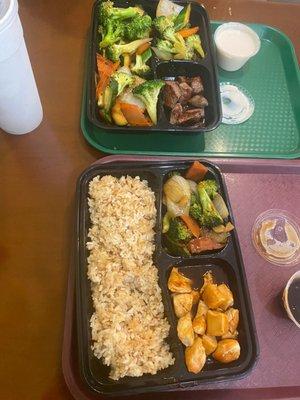 Hibachi Chicken & Steak