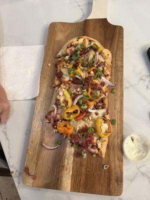 Flatbread pizza