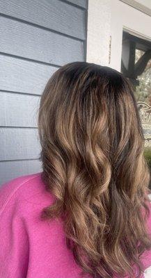 natural subtle balayage