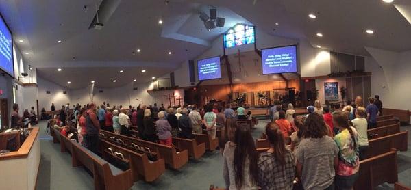 Sunday morning worship service. 10:00!