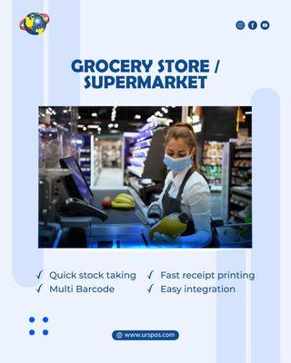 Streamline your supermarket management with our POS system.