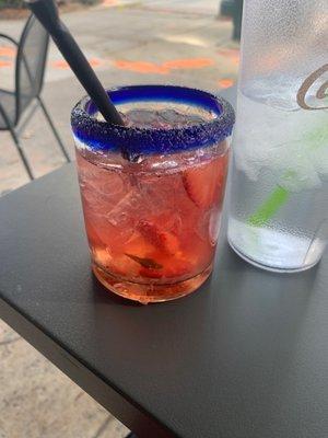 Strawberry Basil Margarita