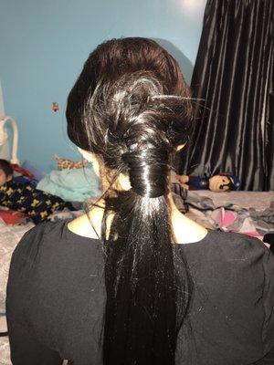 Supposed to be a ponytail. Not exactly sure what this is.