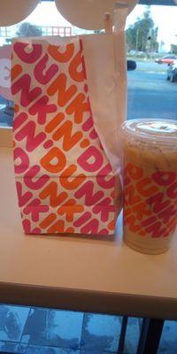 Iced coffee caramel $2.00 between 2-6 pm