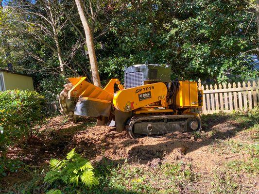 Our 7015Trx Stump Grinder