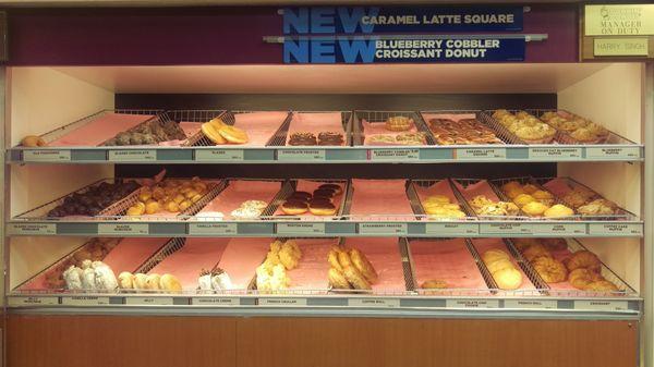 Dunkin' Donuts • New! Caramel Latte Square Donut • New! Blueberry Cobbler Croissant Donut • And More