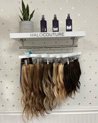 Halo Couture hair extensions