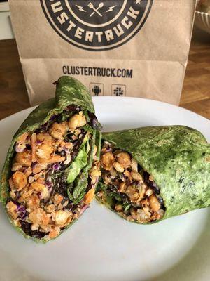 Spiced Chickpea Wrap