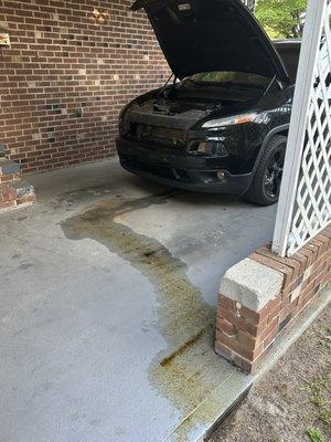 First oil leak after my oil change