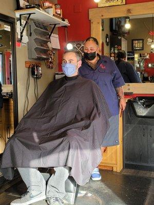 Hair cut!! ‍ at Red's Barbering & Co.