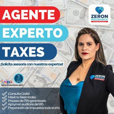 No permitas que tus Impuestos los haga cualquiera! En nuestra compañía tenemos los EXPERTOS. Que te ayudaran a buscar el máximo REEMBOLSO