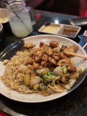 Chicken hibachi dinner