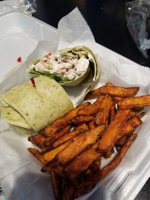 Chicken salad wrap