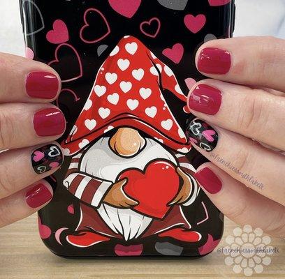 Heart Nails by Sara